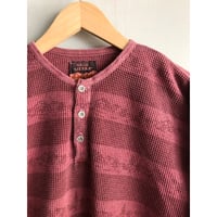 90s HIGH SIERRA HENRY NECK HERMAL L/S Tee  MADE IN USA🇺🇸 Size XL 18/20