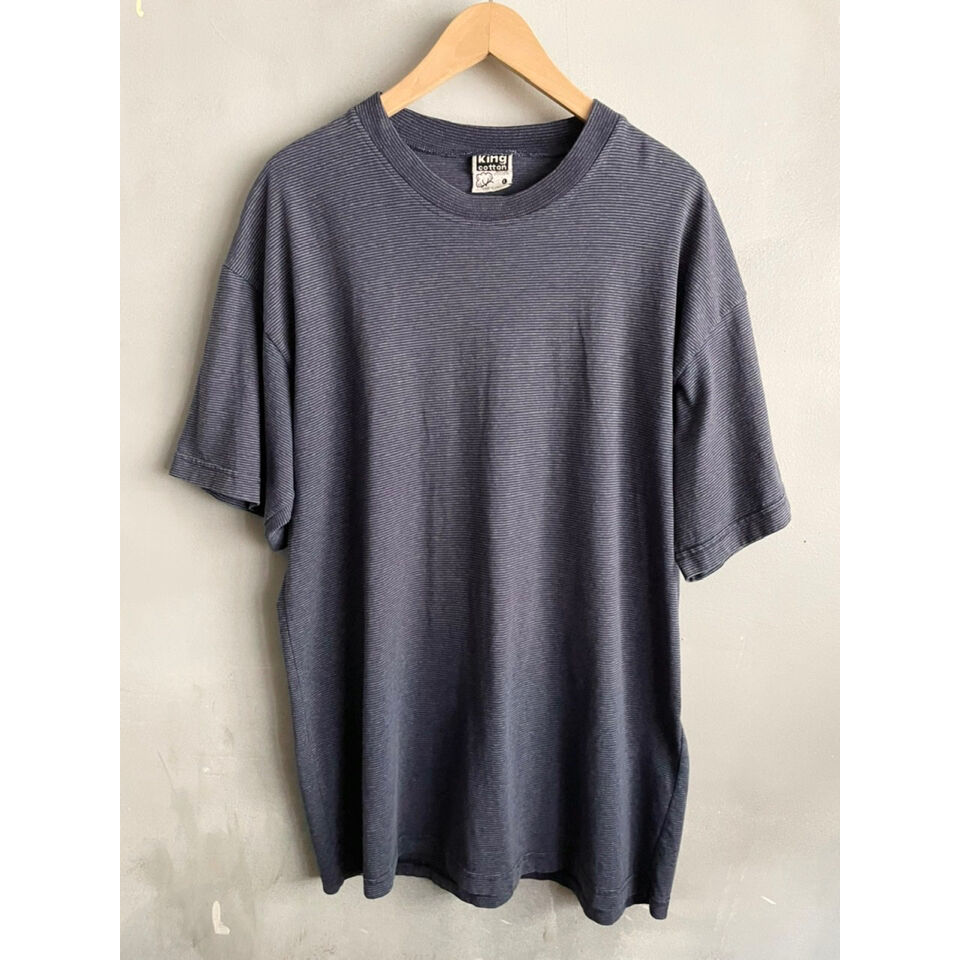 【今季新作】USA cotton border T-shirt【新品】 Border T-SHIRT - peaceandafter