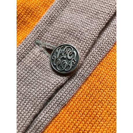 70s Broadway KNITTING MILLS INC LETTERED CARDIGAN