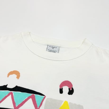 90s SONIA DELAUNAY ART Tee MADE IN FRANCE🇫🇷 Size XL