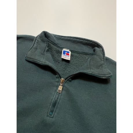90s RUSSELL ATHLETIC HALF ZIP  SWEAT MADE IN USA 🇺🇸 Size L
