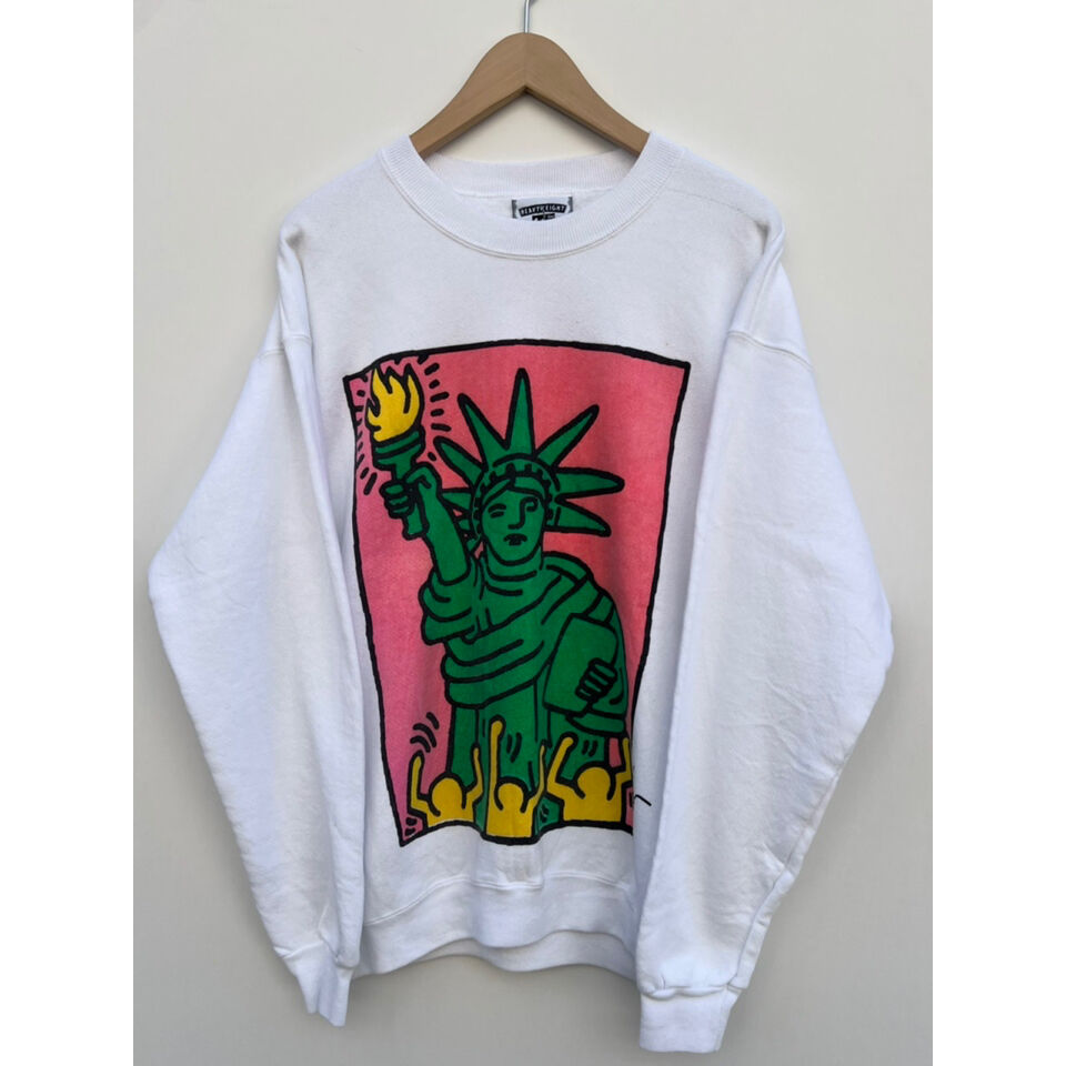 80s Keith Haring SWEAT MADE IN USA ?? Size L | 