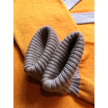 70s Broadway KNITTING MILLS INC LETTERED CARDIGAN