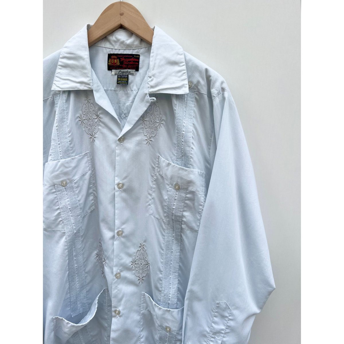 CLUCT サイズL 開襟シャツ 美品 新品 USA製 CALTOP Open Collar L/S Shirts (BLACK) キャル