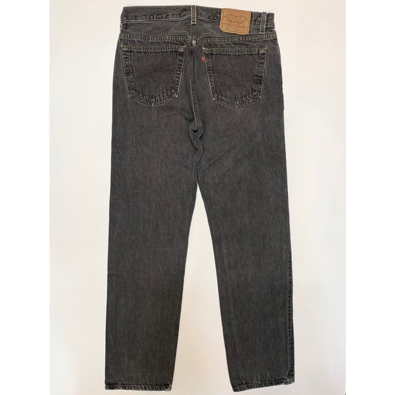 90s Levi's 501-0658 BLACK DENIM PANTS MADE IN U