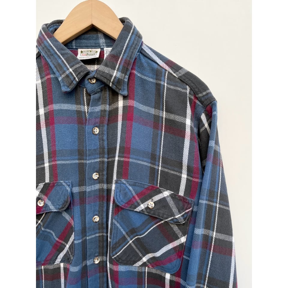 90s FIVE BROTHER FLANNEL SHIRT Size L | KORDS