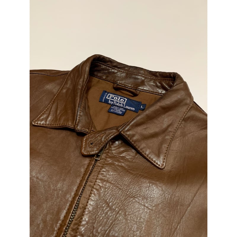80s Ralph Lauren LEATHER JACKET Size L | KORDS 80s Ralph Lauren LEATHER JACKET Size L | KORDS