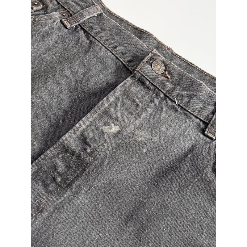 80s Levi's 501-0658 BLACK DENIM PANTS MADE IN U