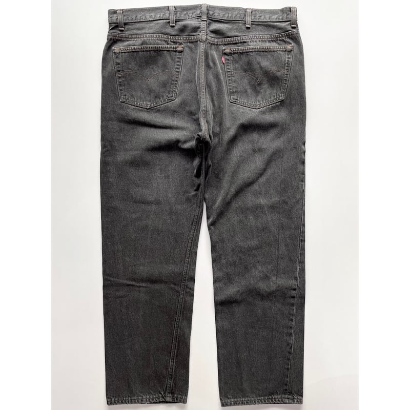 80s Levi's 501-0658 BLACK DENIM PANTS MADE IN U