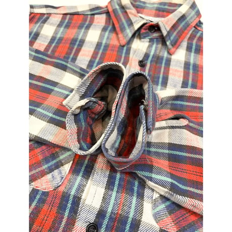 80s FIVE BROTHER FLANNEL SHIRT MADE IN USA 🇺🇸 Size L