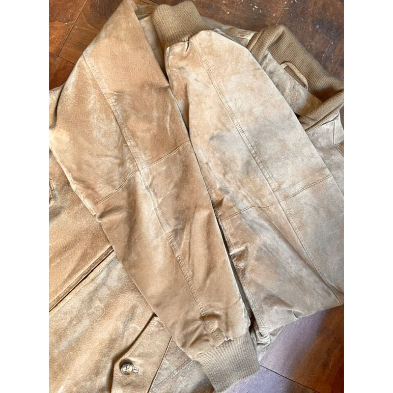 90s ORVIS SUEDE HARRINGTON JACKET Size S | KORDS