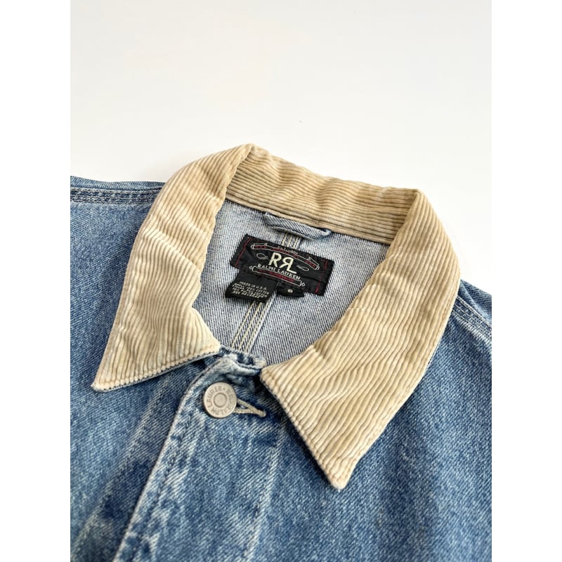 90s RRL DENIM WORK JACKET MADE IN USA🇺🇸 Size S 90s RRL DENIM WORK JACKET MADE IN USA🇺🇸 Size S