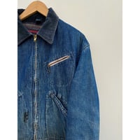 50s UNKNOWN DENIM WORK JACKET Size L程