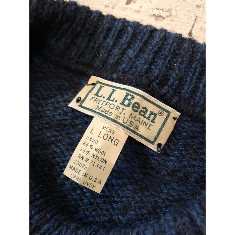 80s LLBean MIX SWEATER MADE IN USA 🇺🇸 Size MEN