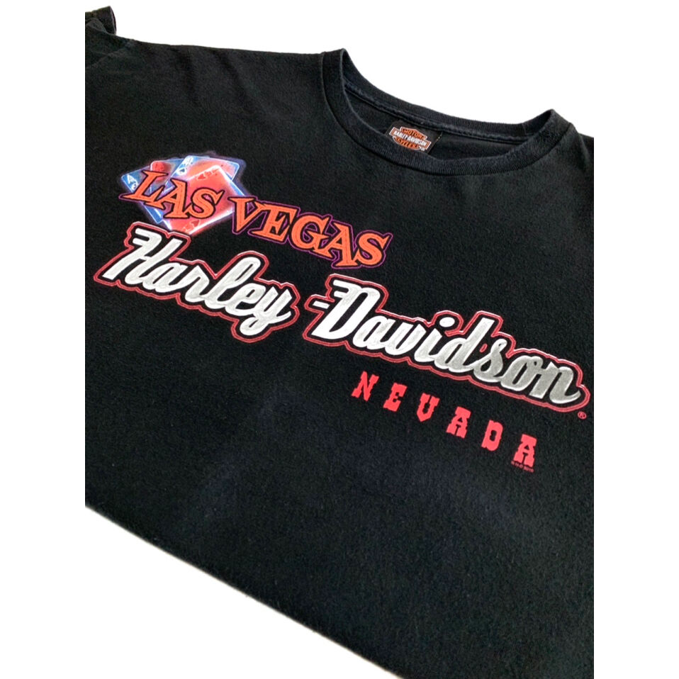 HARLEY-DAVIDSON スリーブレスTシャツ LAS VEGAS 2010 Harley-Davidson 