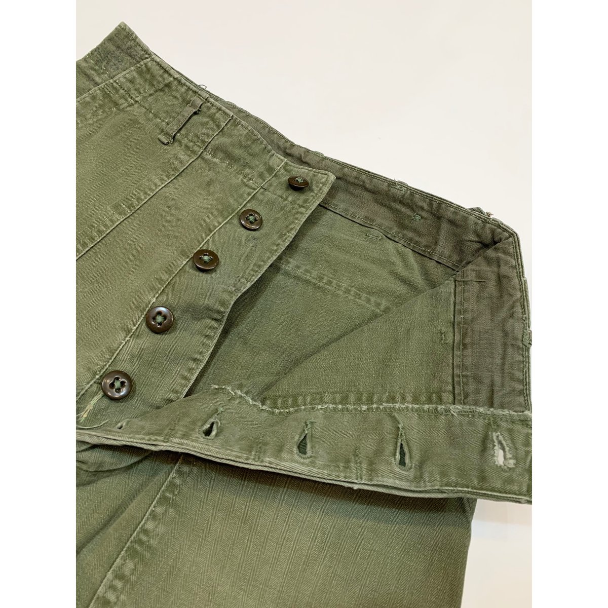50s US ARMY M-47 HBT BAKER PANTS Size W29L30.5 50s US ARMY M-47 HBT BAKER PANTS Size W29L30.5