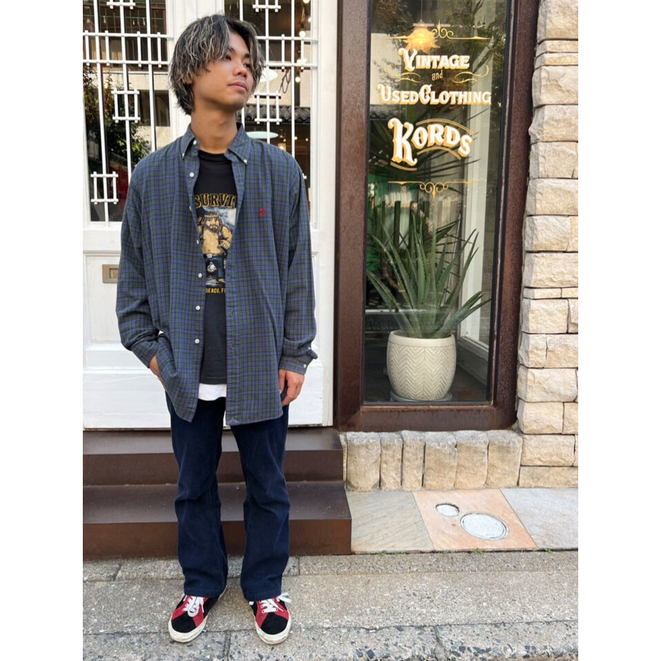 【BLAKE】Ralph Lauren ラルフローレン シャツ シティボーイ 90s Ralph Lauren 
