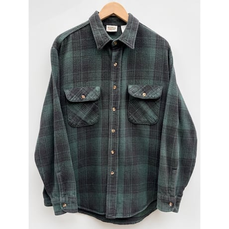 90s FIVE BROTHER FLANNEL SHIRT MADE IN USA 🇺🇸 Size L