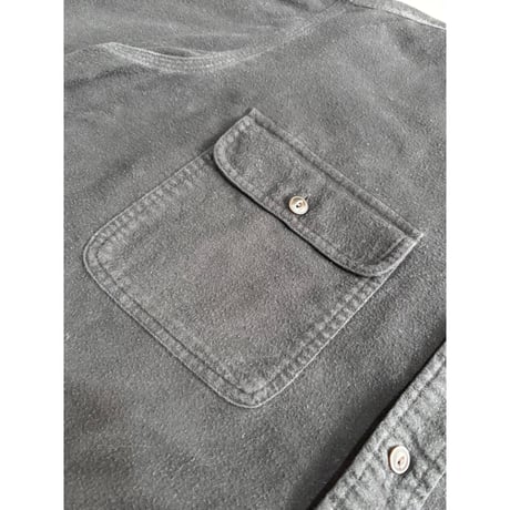 90s Ralph Lauren "BLACK" CHAMOIS CLOTH SHIRT Size M