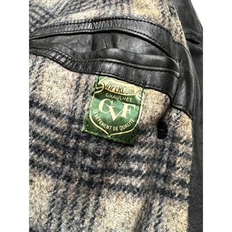 60〜70s GVF IMPERCUIR "CORBUSIER" JACKET Size L程