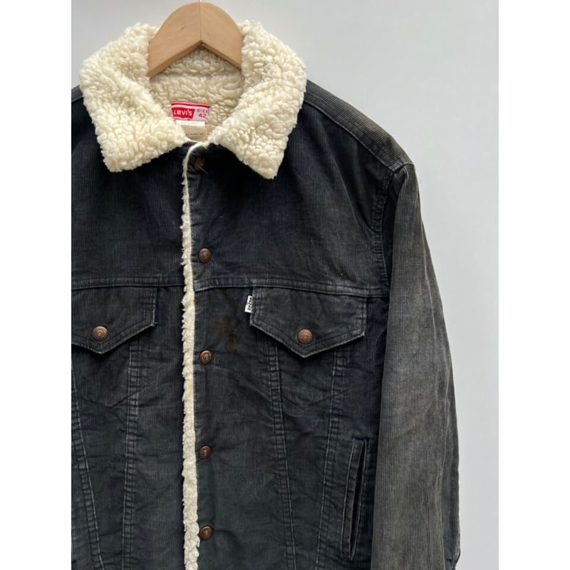 リーバイス Levis ボアジャケット コーデュロイ 70608 サイズ42 70s USA製 Levi'sリーバイス 70608 ボアライナー コーデュロイ