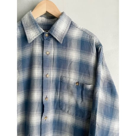 90s DAVID TAYLOR LIGHT FLANNEL SHIRT Size L