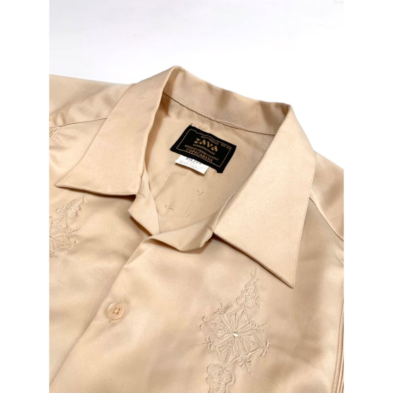 90s ZAVA OPEN COLLAR CUBA SHIRT Size XXL | KORDS