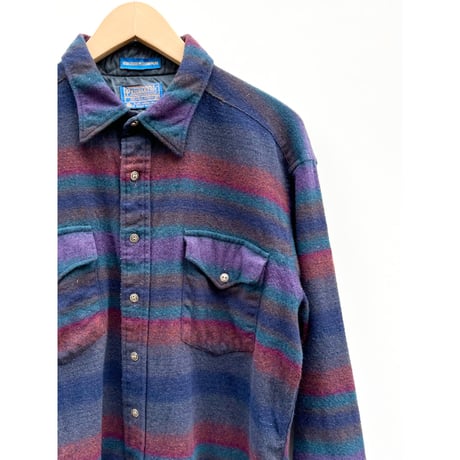 70〜80s PENDELTON WOOL WESTERN SHIRT MADE IN USA 🇺🇸 Size XL