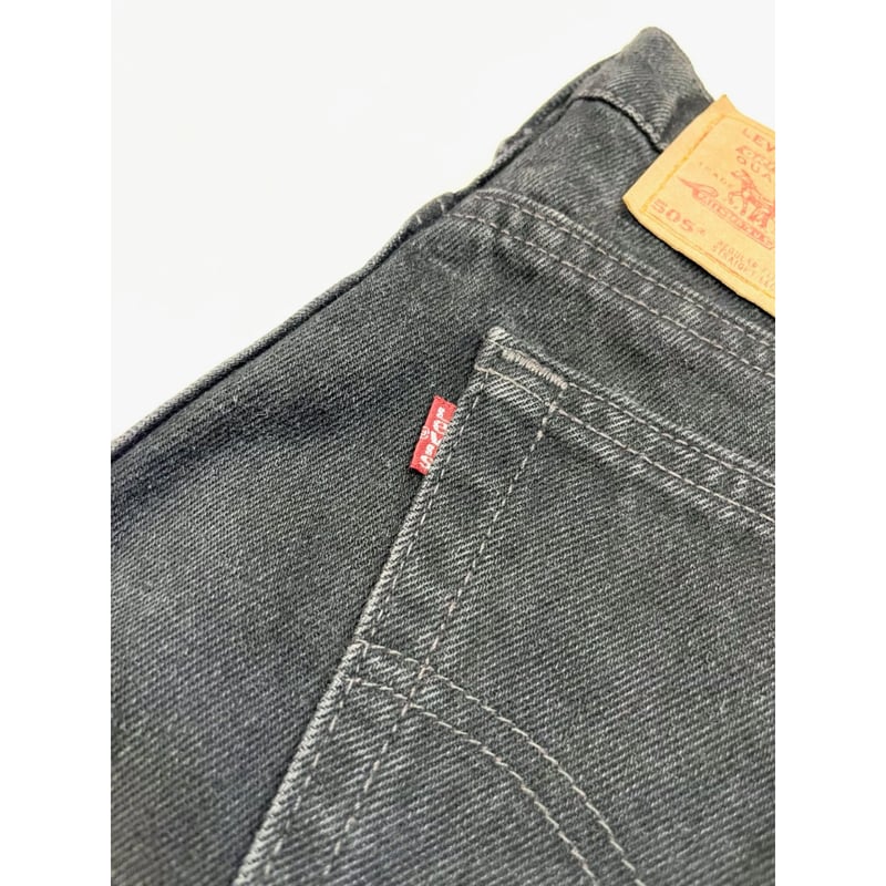 90s Levi's 505-0260 BLACK DENIM PANTS MADE IN U