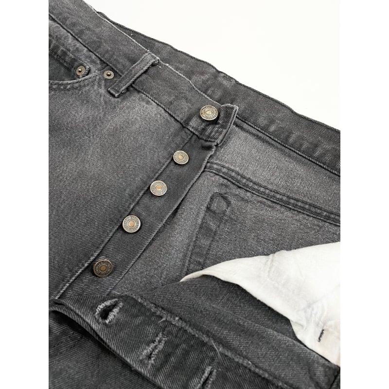 90s Levi's 501-0660 BLACK DENIM PANTS MADE IN U