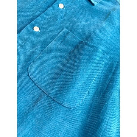 60s "DEAD STOCK" CORDUROY SHIRT Size M