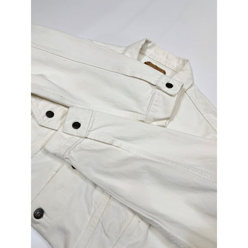 80s Levi's 70507 WHITE DENIM JACKET MADE IN USA 80s Levi's 70507 WHITE DENIM JACKET MADE IN USA