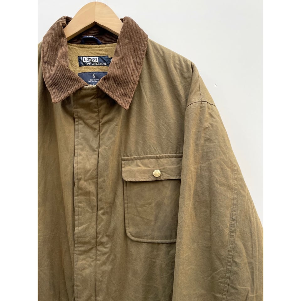 お*✨様 90s Polo ralph lauren oiled jacket 90s Ralph Lauren OILED FIELD JACKET Size L | KORDS