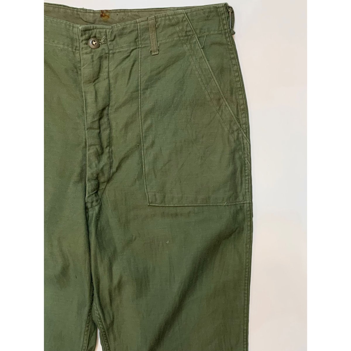 70s US ARMY OG-107 ベイカーパンツ W32L31 70's U.S.ARMY BAKER PANTS OG-107 W31L33 70年代 U.S.ARMY