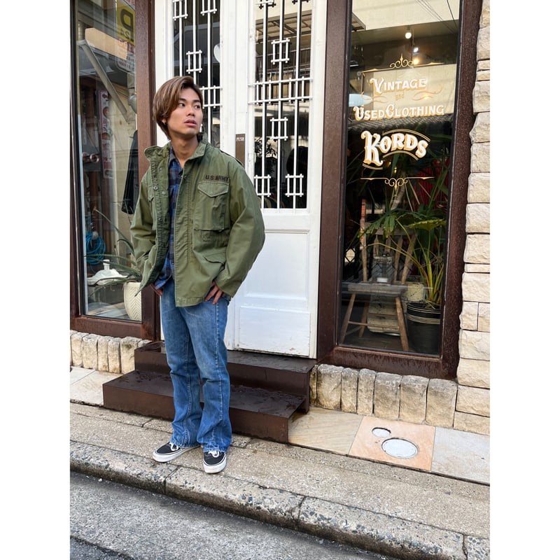 80s US ARMY M-65 FIELD JACKET Size MEDIUM-SHORT