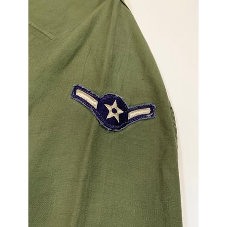 60s US ARMY "1st MODEL" OG107 UTILITY SHIRT Size MEDIUM