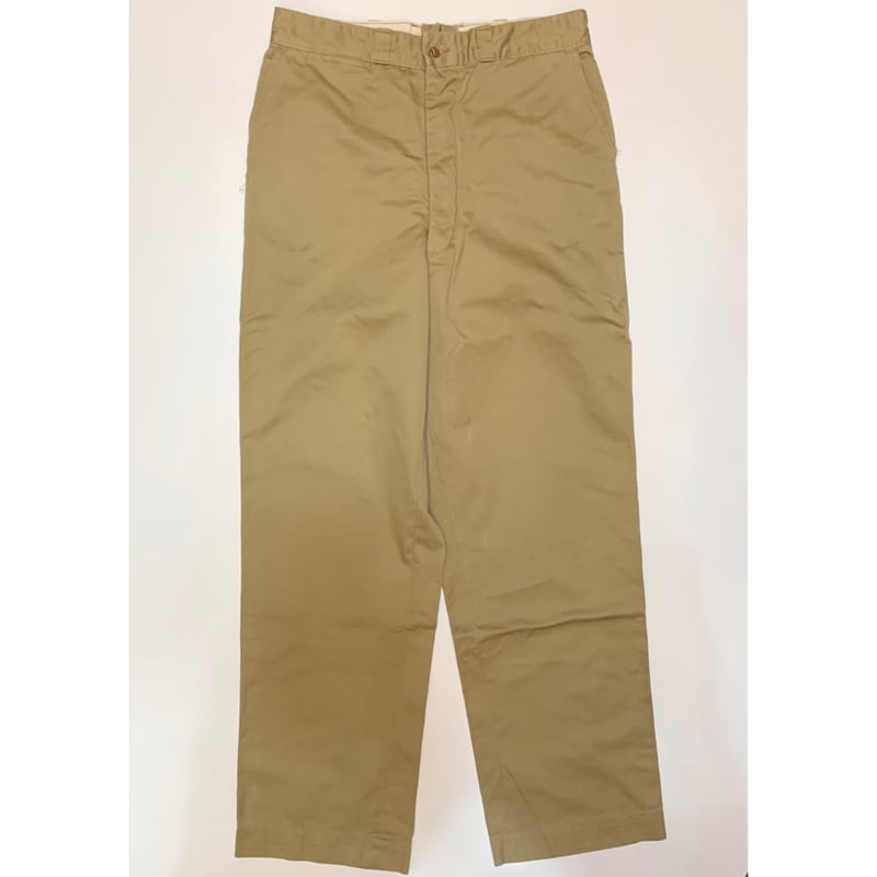 COMOLI 25SS KHAKI チノパンツ サイズ2 COMOLI (コモリ) KHAKI チノパンツ / カーキチノパンツ