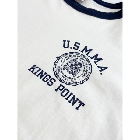 80s Champion "USMMA" Ringer Tee MADE IN USA 🇺🇸 Size L