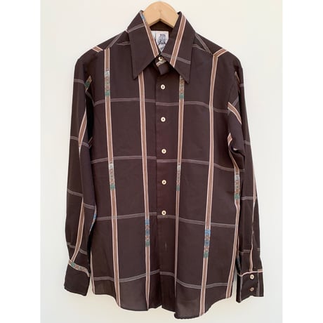 70s KENNINGTON POLYESTER SHIRT Size M程