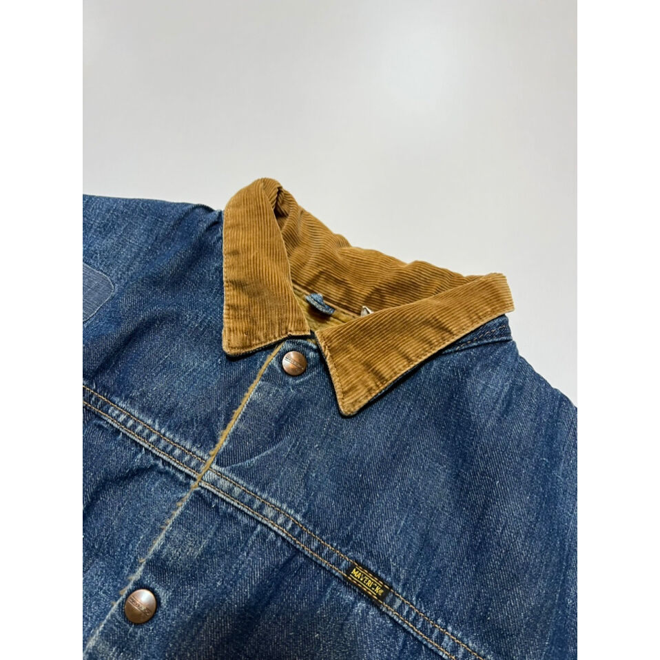 70s MAVERICK BOA DENIM JACKET MADE IN USA 🇺🇸 S 70s MAVERICK BOA DENIM JACKET MADE IN USA 🇺🇸 S