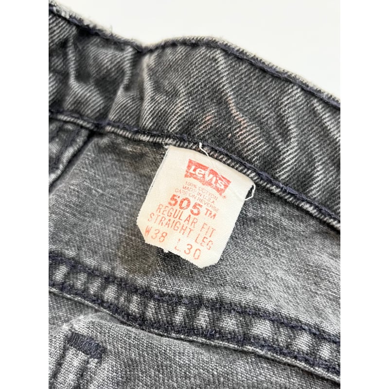 90s Levi's 505 BLACK DENIM PANTS MADE IN USA 🇺🇸