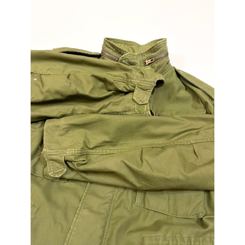 80s US ARMY M-65 FIELD JACKET Size MEDIUM-SHORT