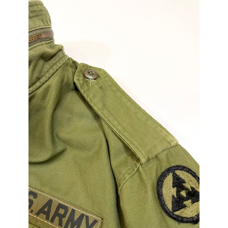 80s US ARMY M-65 FIELD JACKET Size MEDIUM-SHORT