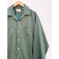 70s ARROW OPEN COLLAR SHIRT Size L