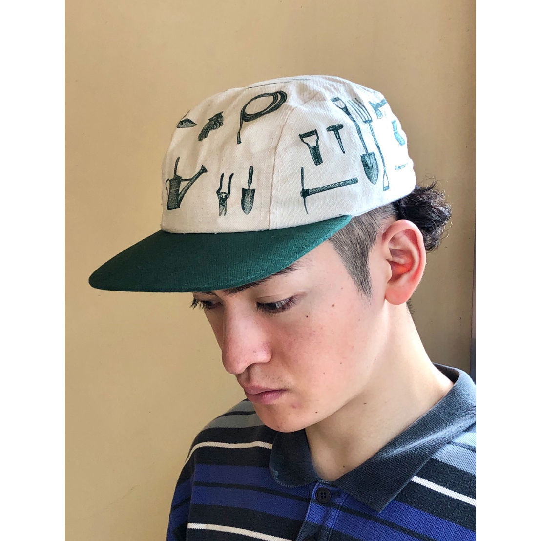 rel・e・vant products 1994キャップ昆虫柄ビンテージ 90s rel.e.vant.products 昆虫柄キャップ総柄レア - メルカリ