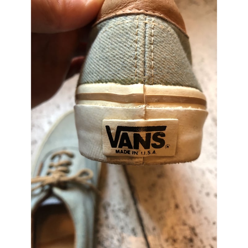 80s VANS USA製AUTHENTIC 28cm アメリカ製vintage