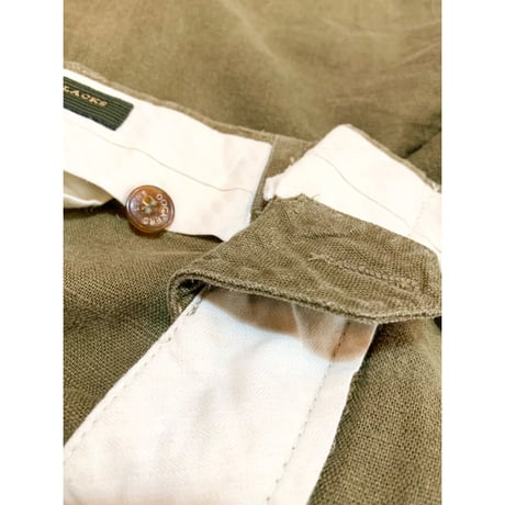 90s DOCKERS LINEN SLACKS Size W34L32→W34L30