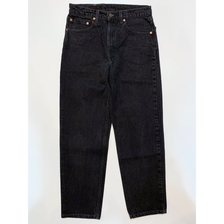 90s Levi’s 550-0260 BLACK DENIM PANTS MADE IN USA 🇺🇸  Size W32L30→W31L29