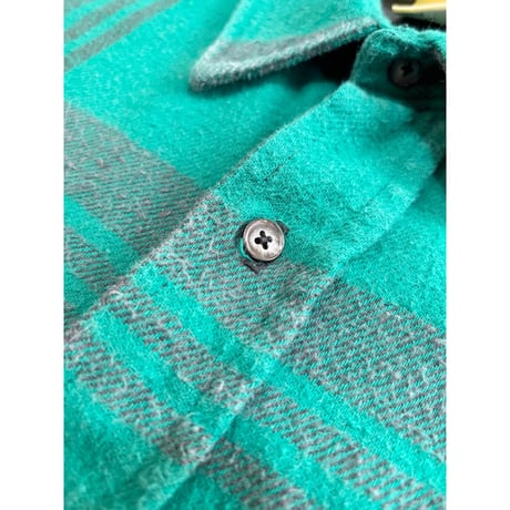 80s ST.JOHN'S BAY FLANNEL SHIRT MADE IN USA 🇺🇸 Size L