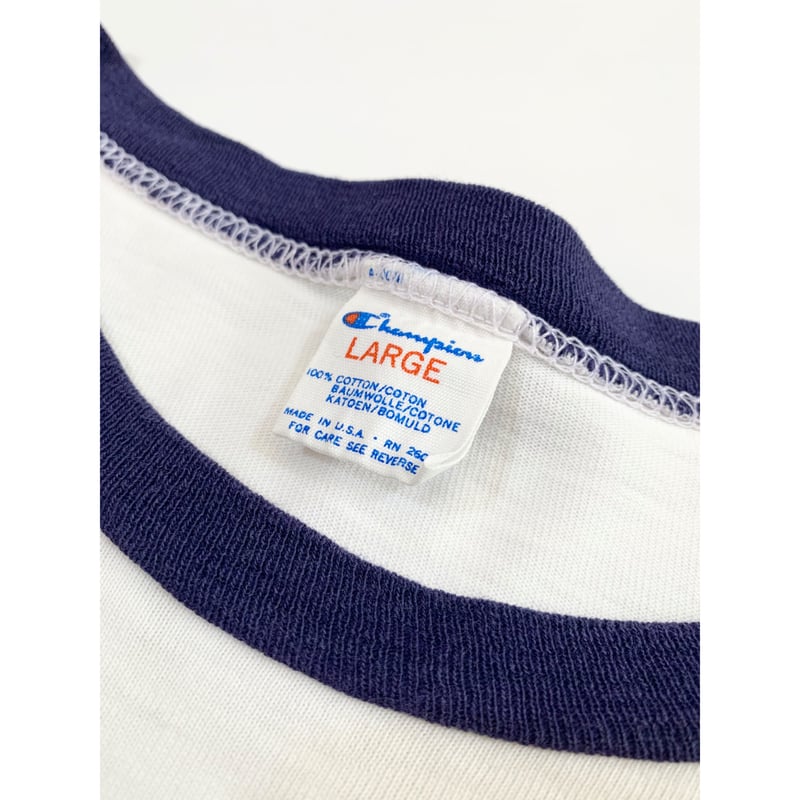 【最安値】80s usa製 champion usafa リンガーt バータグ 80s usa製 champion usafa リンガーt large バータグ - メルカリ